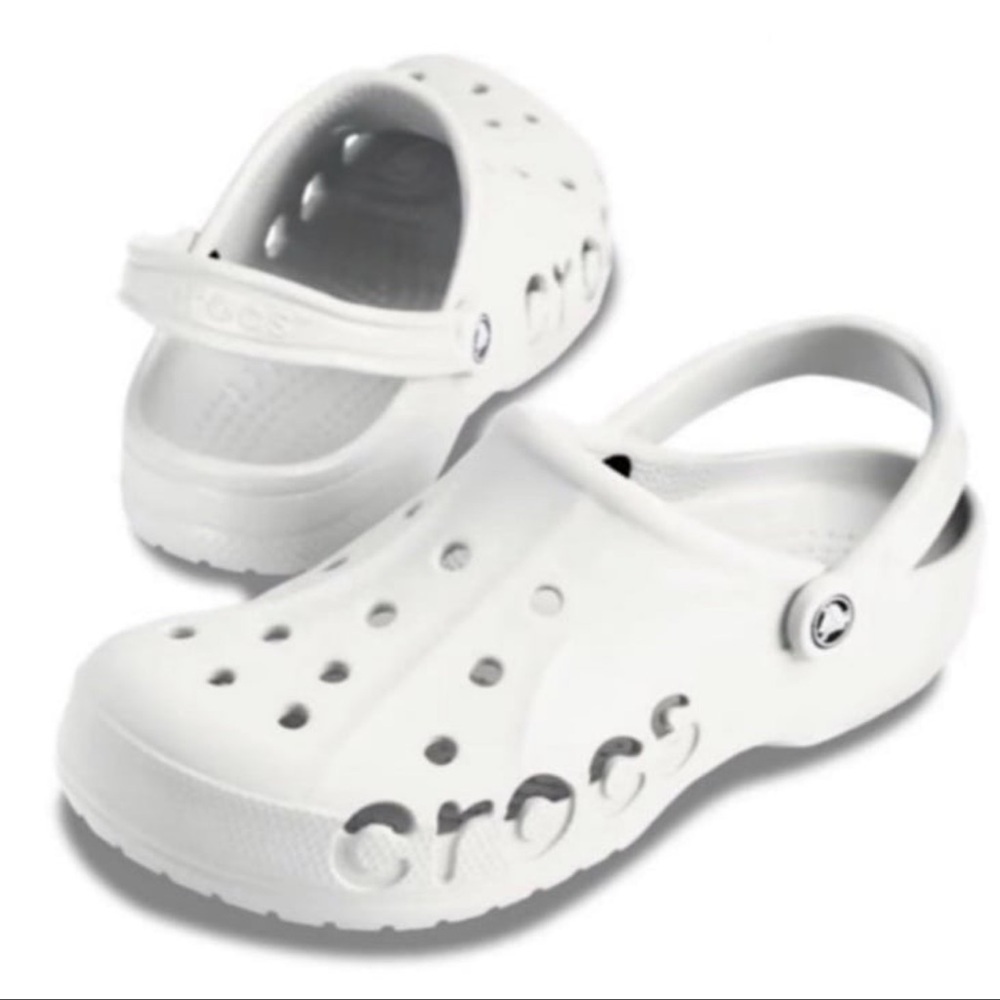 (NWT) Crocs Baya White Unisex Clog